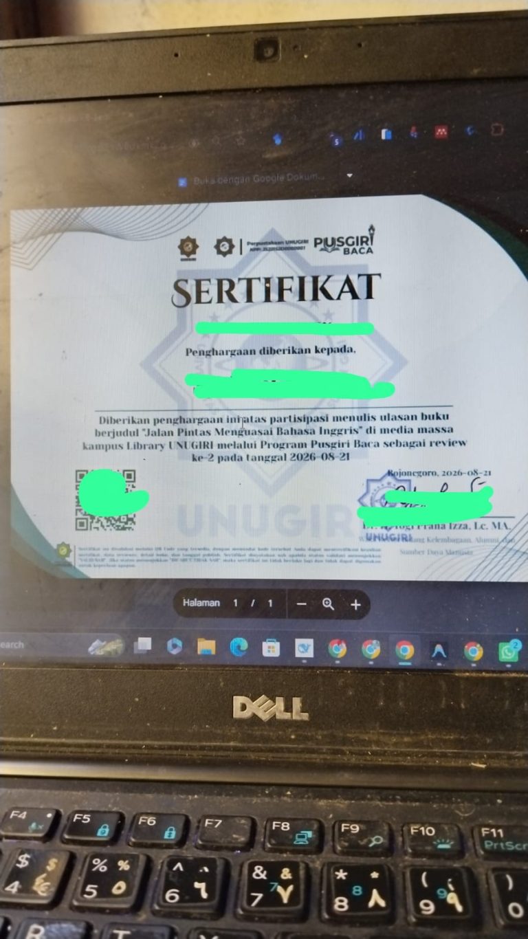Sistem e-Sertifikat Pusgiri Baca
